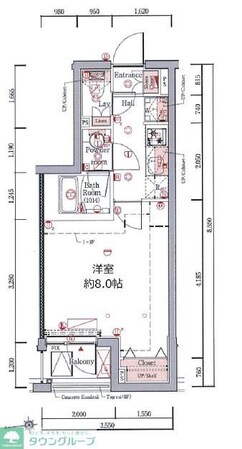 プレール・ドゥーク赤塚の物件間取画像